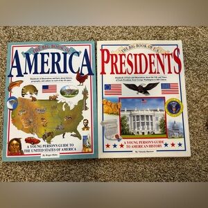Big Book of America & Big Book of U.S. Presidents Hardcover Set